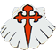 Coquille et croix latine 1